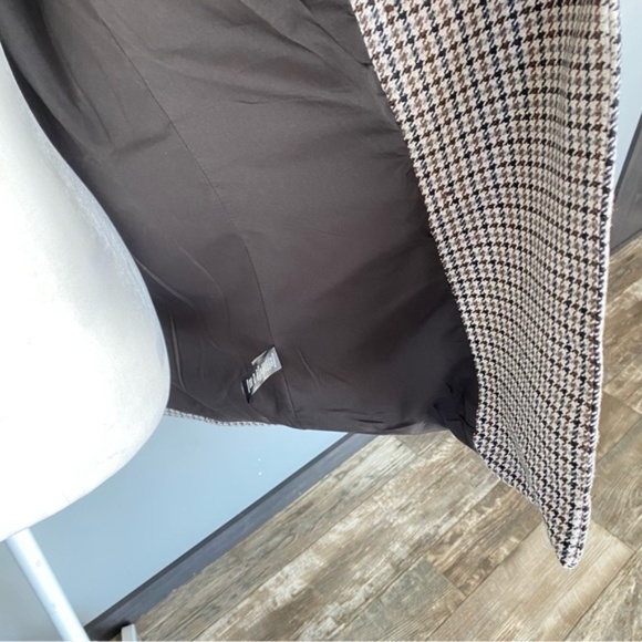 JOIE women’s houndstooth double breasted blazer jacket two pockets - Picture 15 of 17